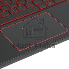 Клавиатура для ноутбука Acer Nitro 5 AN515-54 черная с красной подсветкой (красная подложка)