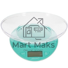 Весы кухонные электронные Atlanta ATH-6199 (green) с чашей