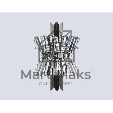 Настенный светильник Ambrella light LH41032/2 BK/CL черный/прозрачный E14*2 max 40W 310*180*460