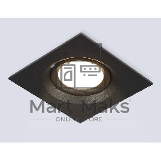 Светильник Ambrella light TN1144 BK черный IP44 GU5.3 95*95*38