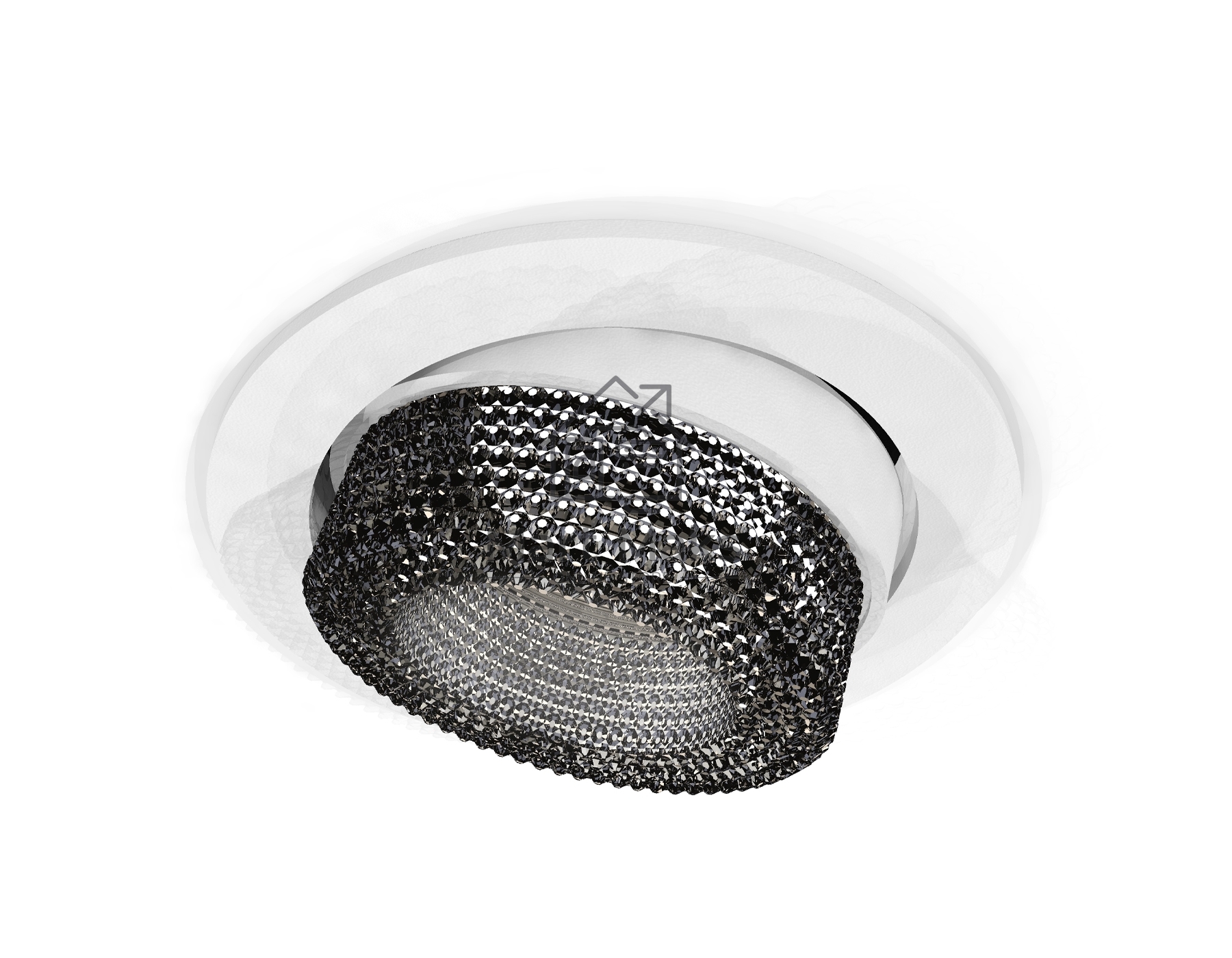Комплект встраиваемого поворотного светильника Ambrella light XC7651061 SWH/BK белый песок/тонированный MR16 GU5.3 (C7651, N7192)