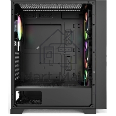 Компьютерный корпус Montech AIR 1000 PREMIUM черный без БП ATX 1x120мм 3x140мм 2xUSB3.0 audio bott PSU