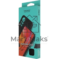 Чехол (клип-кейс) BoraSCO для Xiaomi Redmi 13 Silicone Case черный (73408)