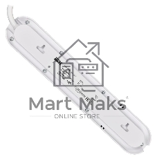 Фильтр сетевой СФ-03К 16А USB A+C 20Вт 1,5м 3х1,5мм2 черный