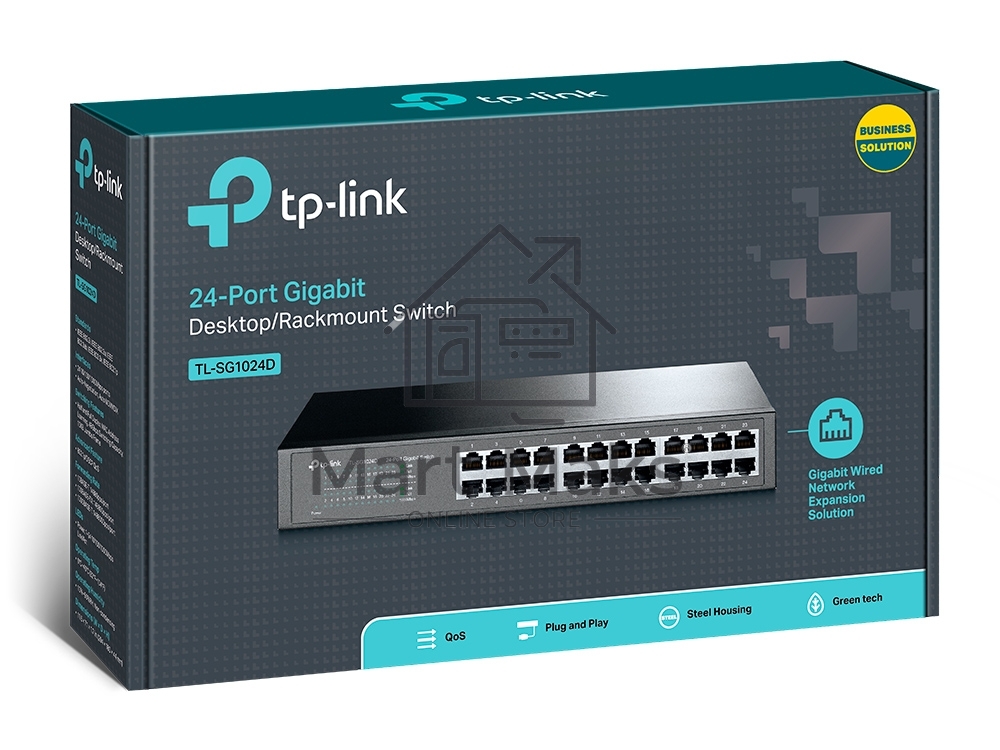 Коммутатор TP-Link TL-SG1024D Коммутатор 24-port Gigabit Switch