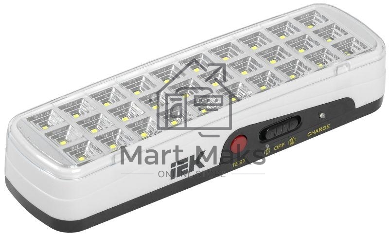 Светильник ДБА 3926 аккумулятор 3ч 3Вт IEK LDBA0-3926-30-K01 IEK