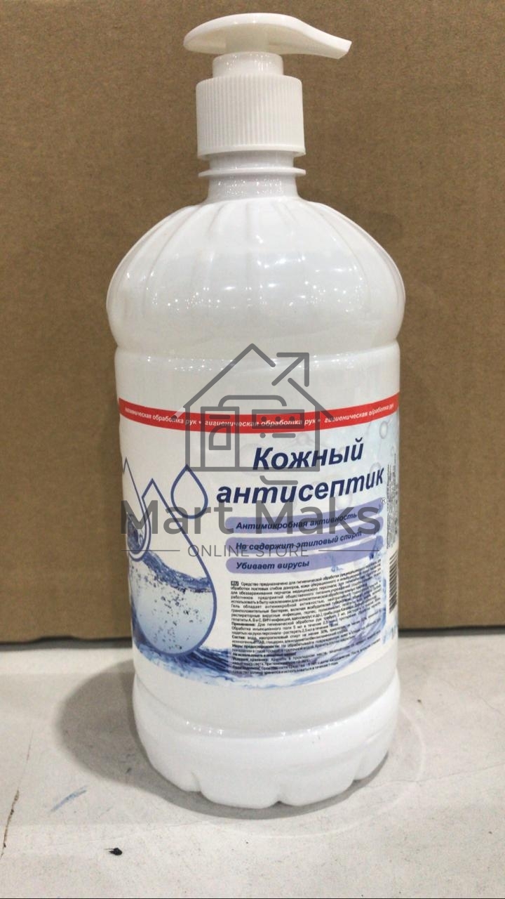 Гель-антисептик для рук, флакон с дозатором 1л (1/6)