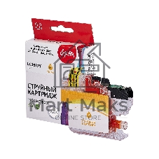 Картридж струйный Sakura LC3617Y для Brother, желтый, 10 мл., 550 к.