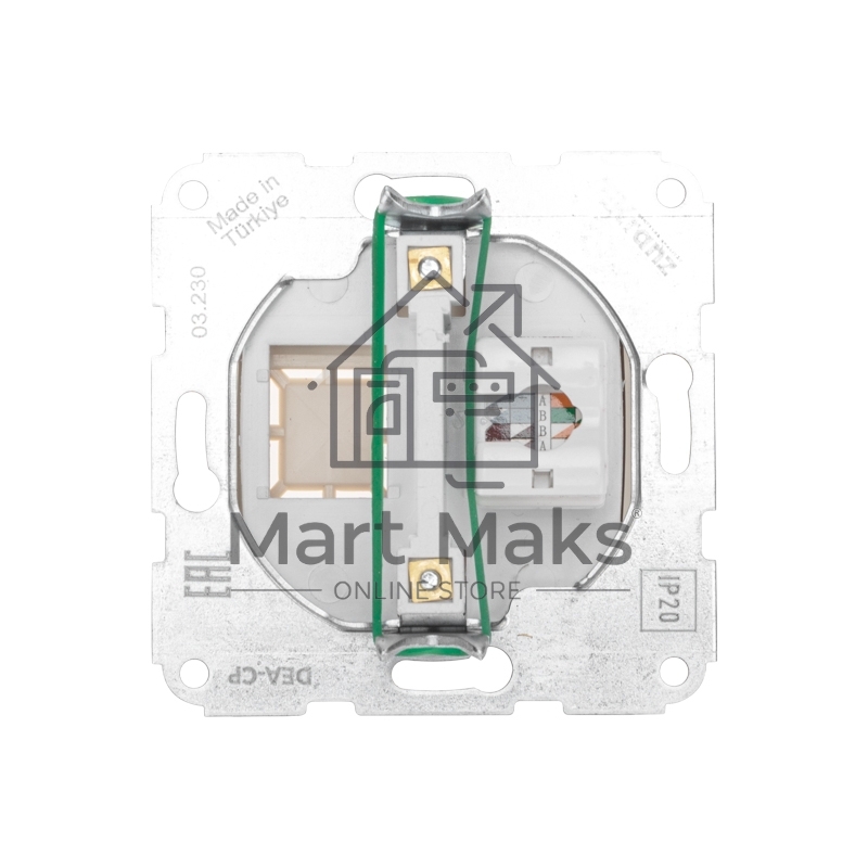 Розетка Компьютер DEA RJ45 с/у мех. Беж KRANZ