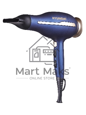 Фен Hyundai H-HDI0758 2400Вт синий/золотистый