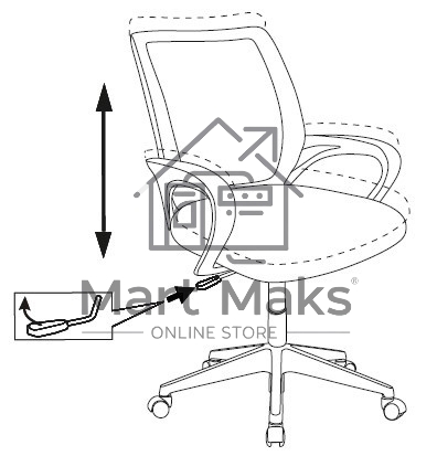 Кресло компьютерное Бюрократ CH-W695NLT TW-03A TW-18 салатовый, крестовина пластик, пластик белый