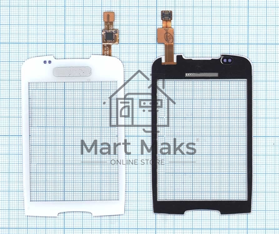 Сенсорное стекло (тачскрин) для Samsung Galaxy Mini GT-S5570, белое