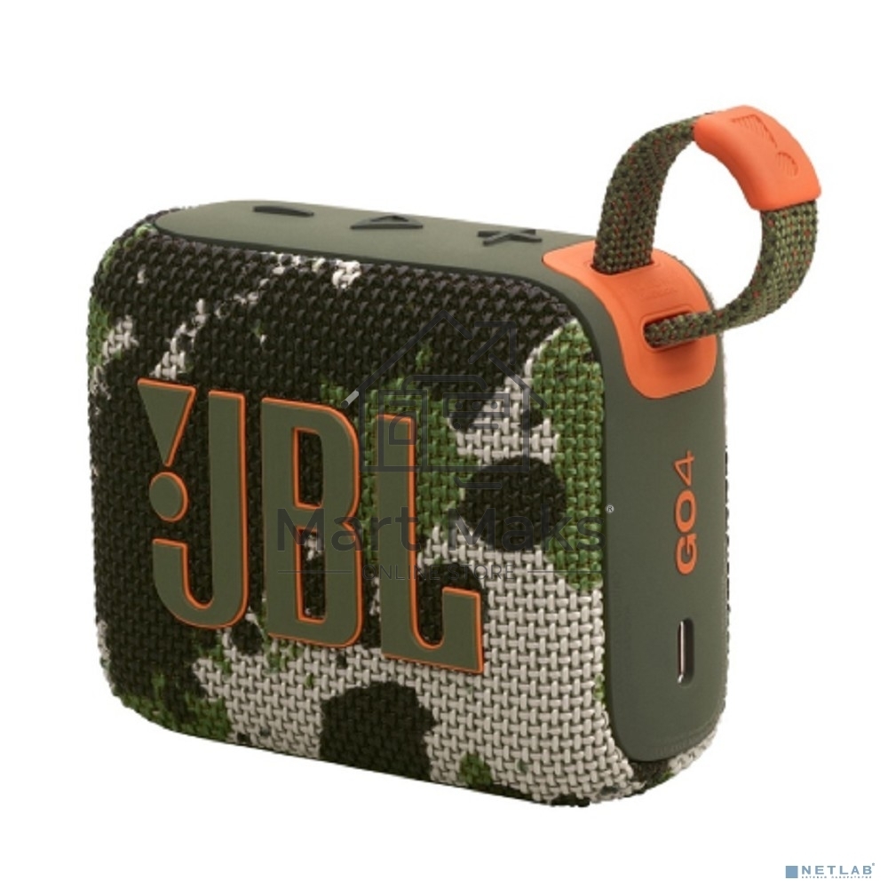 Портативная акустика JBL GO 4, камуфляж