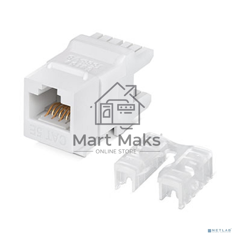 Модуль универсальный Cabeus, keystone, 1хRJ45(8P8C), Toolless, кат. 5е, неэкр., белый