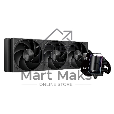 Система жидкостного охлаждения PcCooler DS360 Pro Digital ARGb Soc-AM5/AM4/1200/1700/1851 черный 4-pin 15-34.3dB Al LCD 310W Ret (D7-S360WBKN-GL)