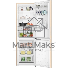 Холодильник Haier CEF536CGG золотистый двухкамерный 240/105 л морозилка снизу, No Frost