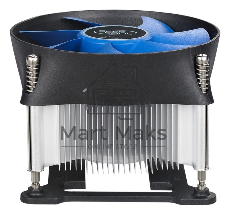 Кулер для процессора DEEPCOOL THETA 31 PWM черный/синий, 92 мм, алюминий/медь, 2400 об/мин, 32.5 дБ, 4 pin, 95 Вт, 60 мм