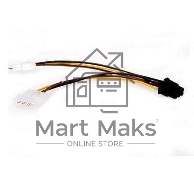 Кабель Gembird Разветвитель питания, 2xMolex->PCI-E 6pin, для подкл. в/к к б/п CC-PSU-6