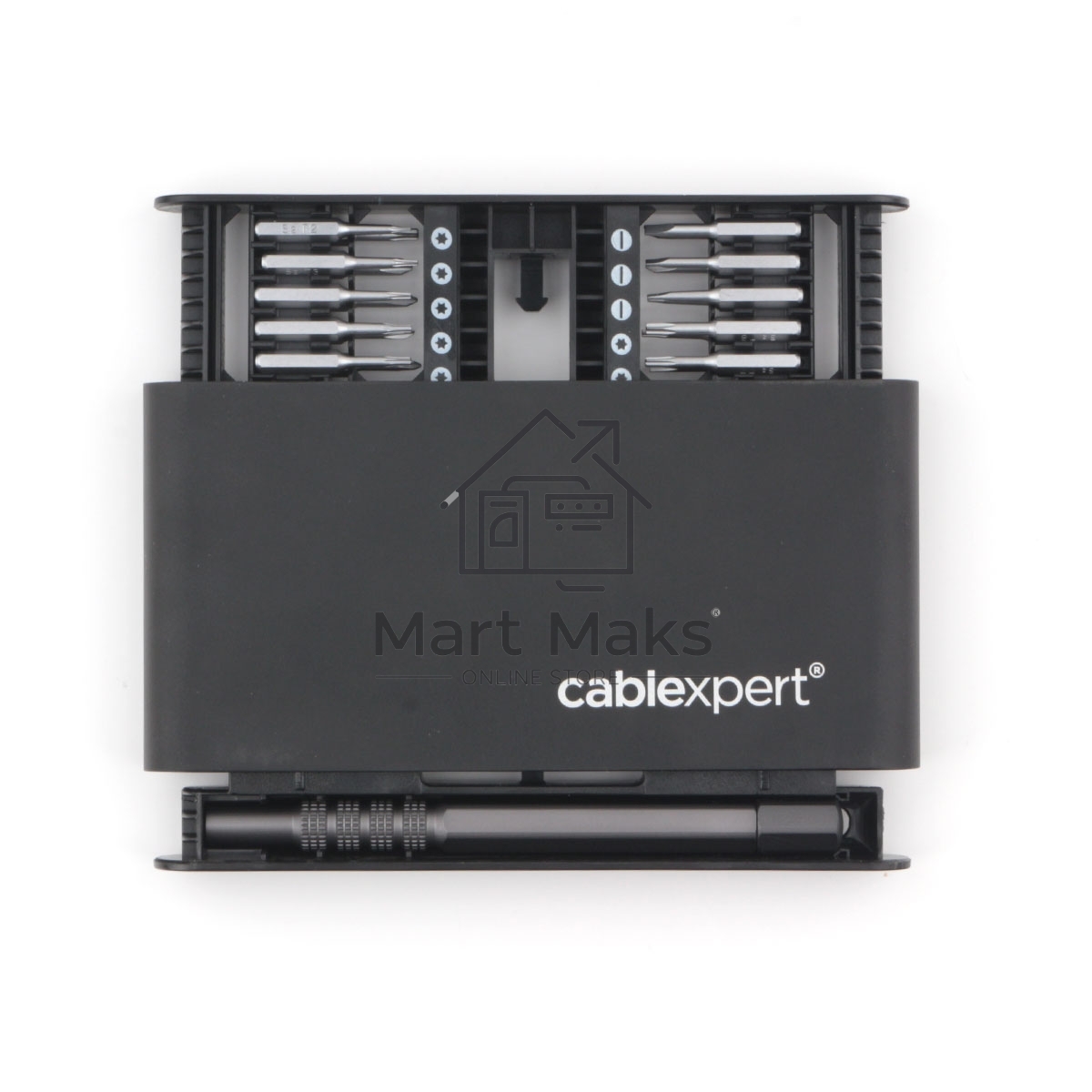Отвертка с набором бит Cablexpert TK-SD-09R (21 предмет)