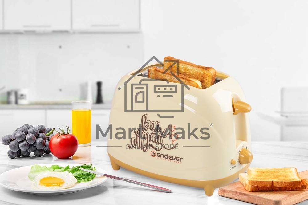 Тостер Endever Skyline ST-106, бежевый