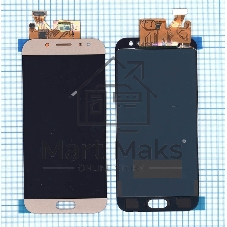 Дисплей для Samsung Galaxy J5 (2017) SM-J530F (TFT) золотой Дисплей для Samsung Galaxy J5 (2017) SM-J530F (TFT) золотой