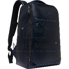 Рюкзак мужской Piquadro Blue Square CA6593B2/BLU2, кожа, темно-синий