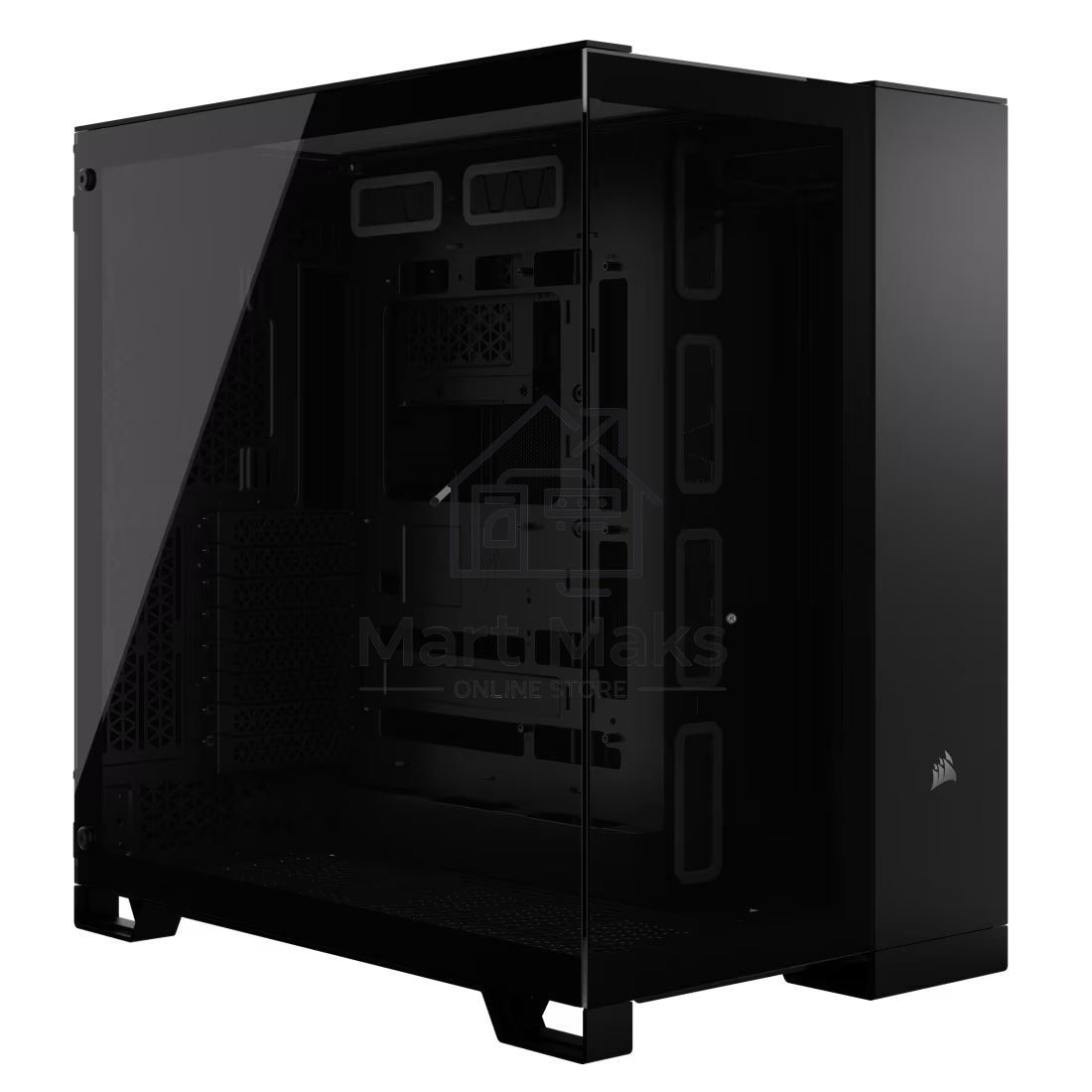 Компьютерный корпус без блока питания Corsair 6500X, Midi-Tower, TG, no fan, 4xUSB-A 3.2, 1xUSB 3.2 Type-C, E-ATX, ATX, mATX, mITX черный