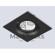 Светильник Ambrella light TN1144 BK черный IP44 GU5.3 95*95*38