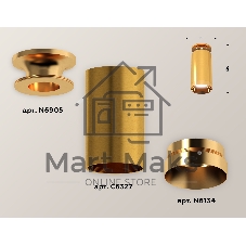 Светильник Ambrella Light XS6327080 PYG золото желтое полированное MR16 GU5.3 (N6905, C6327, N6134)