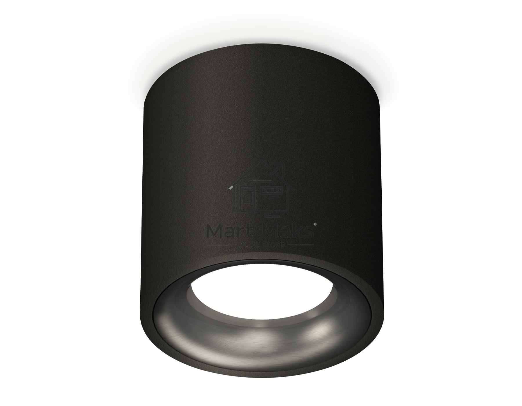 Светильник Ambrella Light XS7532021 SBK/PBK черный песок/черный полированный MR16 GU5.3 (C7532, N7011)