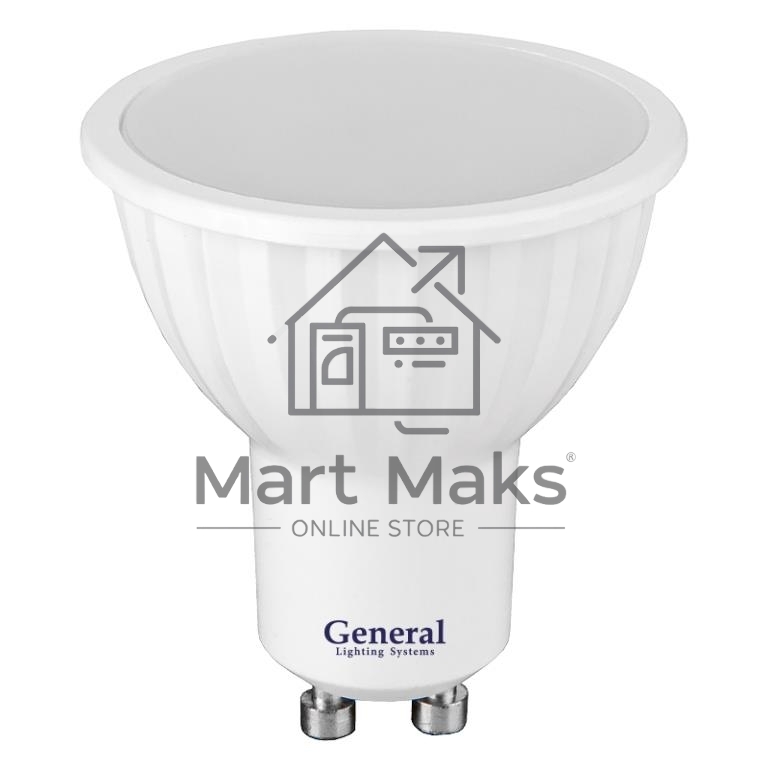 Лампа Светодиодная General  GLDEN-MR16-7-230-GU10-6500 1/10/100