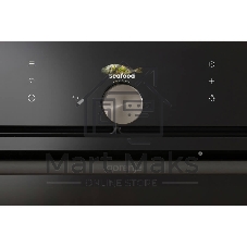 Духовой шкаф Gorenje BCM4058B, компактный, функция СВЧ, 50 л, макс. температура 275 градусов, электронное управление, дисплей, Wi-Fi, MultiFlow 360, AirFry, динамическая система охлаждения DC+, быстрый нагрев, цвет черный