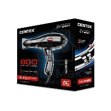 Фен Centek CT-2221 Professional черный, 2200 Вт