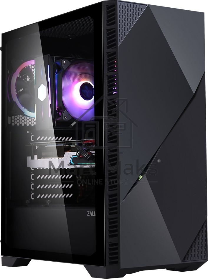 Компьютерный корпус MIDITOWER ATX W/O PSU Z3 ICEBERG BLACK ZALMAN ( без БП )