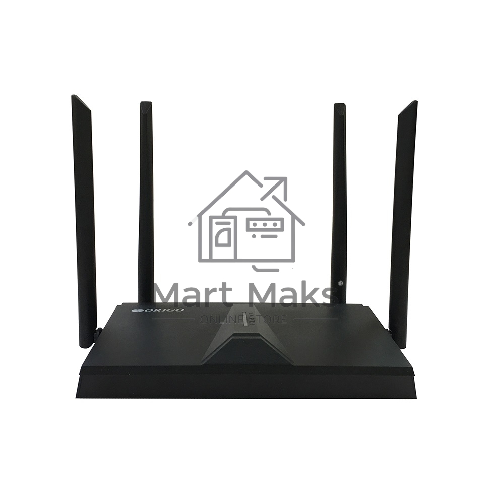 Двухдиапазонный Wi-Fi 6 маршрутизатор AX1800, 1x1000Base-T WAN, 3x1000Base-T LAN, 4 внешние антенны 5 dBi