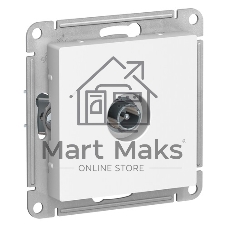 Механизм розетки TV AtlasDesign оконечный 1DB белый SchE ATN000191
