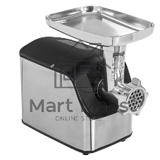 Мясорубка электрическая ARESA AR-2107 серебристый, 2500 Вт, 2.8 кг/мин, реверс, защита от перегрузки, насадки - 5