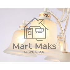 Светильник Ambrella light TR3050/5 WH/GD/FR белый/золото/белый матовый E27/5 max 40W D630*320