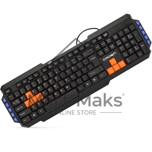 Клавиатура CROWN CMK-483 проводная, USB, черный