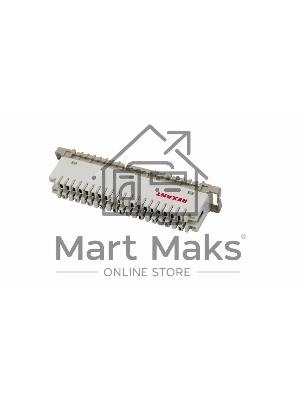 Плинт Rexant на 10 пар размыкаемый, маркировка 0-9 (монтаж на рейку) Плинт Rexant на 10 пар размыкаемый, маркировка 0-9 (монтаж на рейку)