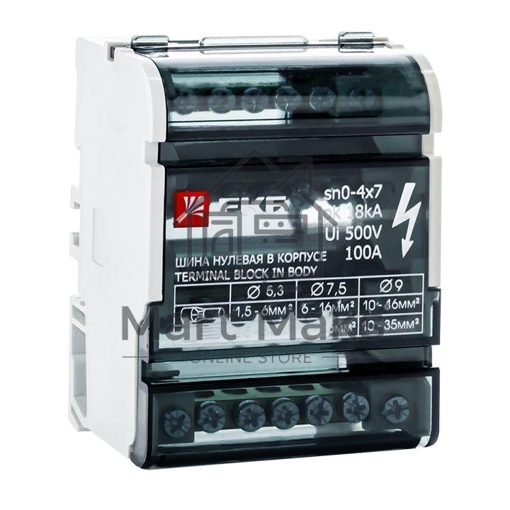 Шина нулевая в корпусе 4х7 EKF sn0-4x7