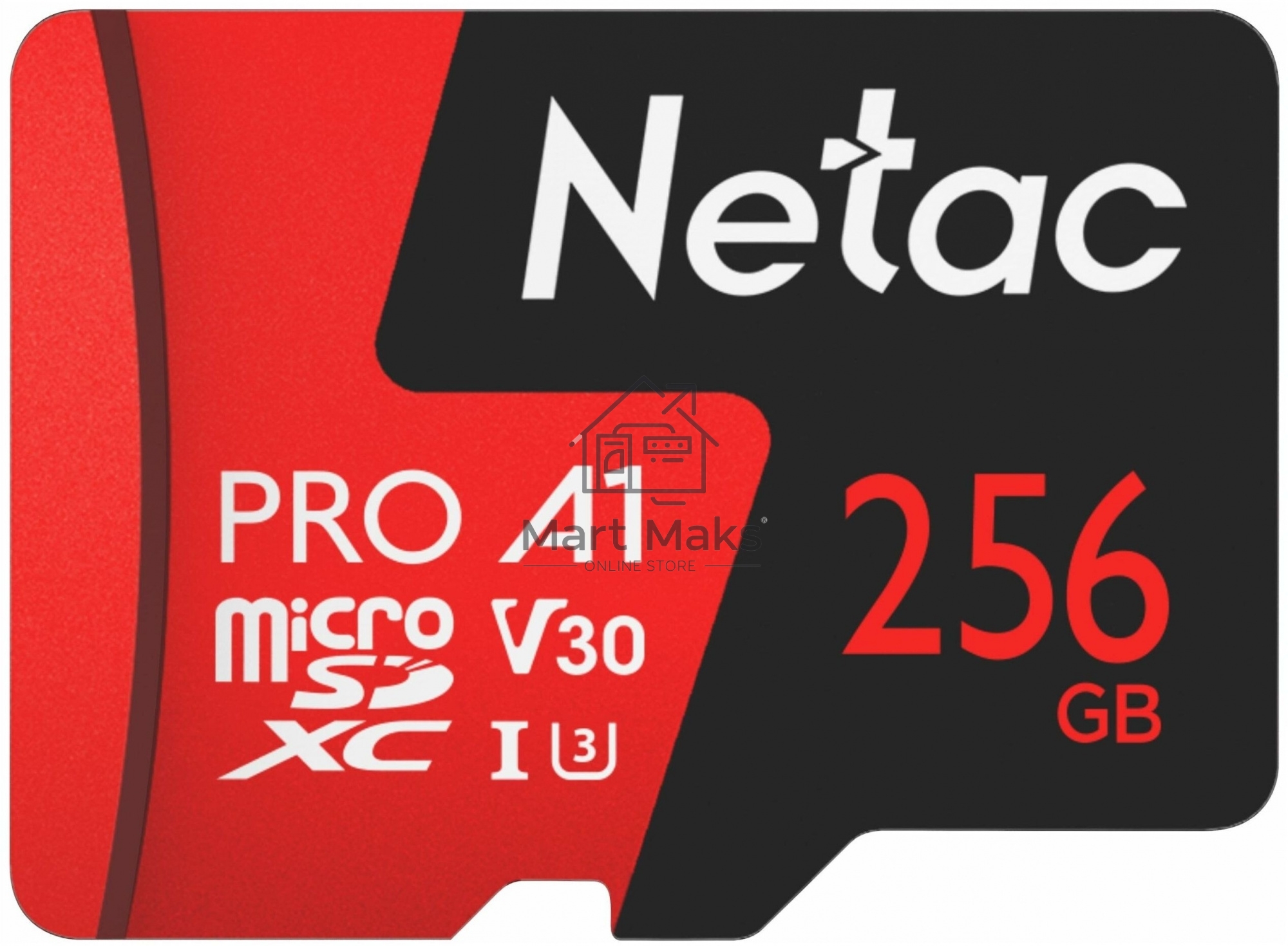 Флеш карта NeTac Карта памяти Netac MicroSD P500 Extreme Pro 256GB, Retail version card only