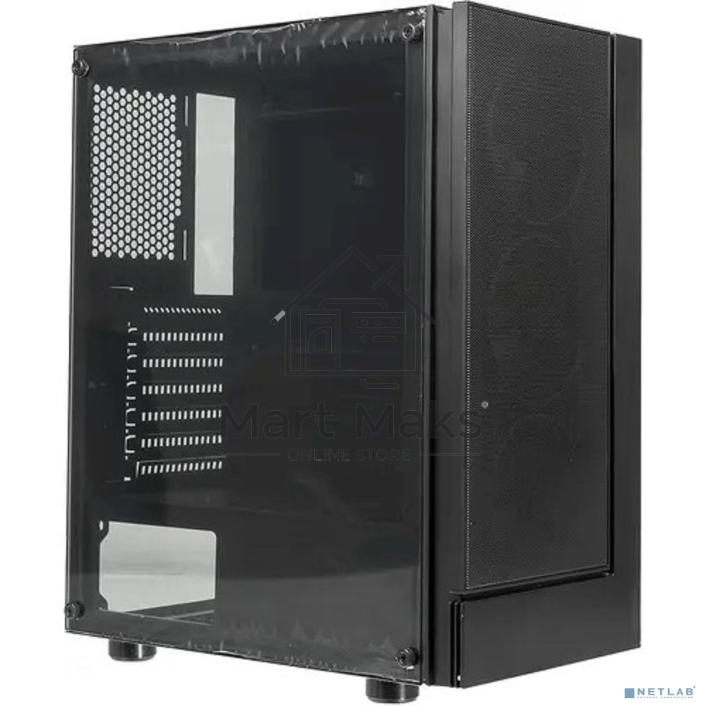 Компьютерный корпус AeroCool / Formula F-33RGB черный без БП ATX 3x120mm 2xUSB2.0 1xUSB3.0 audio bott PSU