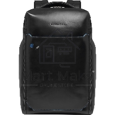Рюкзак мужской Piquadro Blue Square CA6593B2/N, кожа, черный