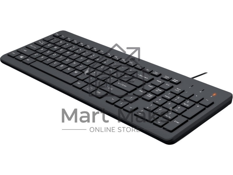 Клавиатура Keyboard HP 150 Wired черный ENG/RUS