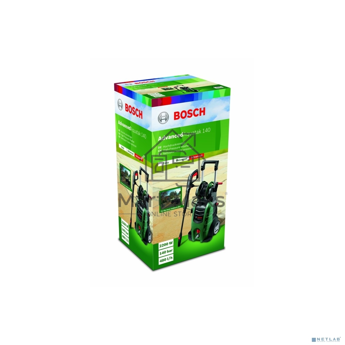 Минимойка Bosch AdvancedlAquatak 140 1400Вт