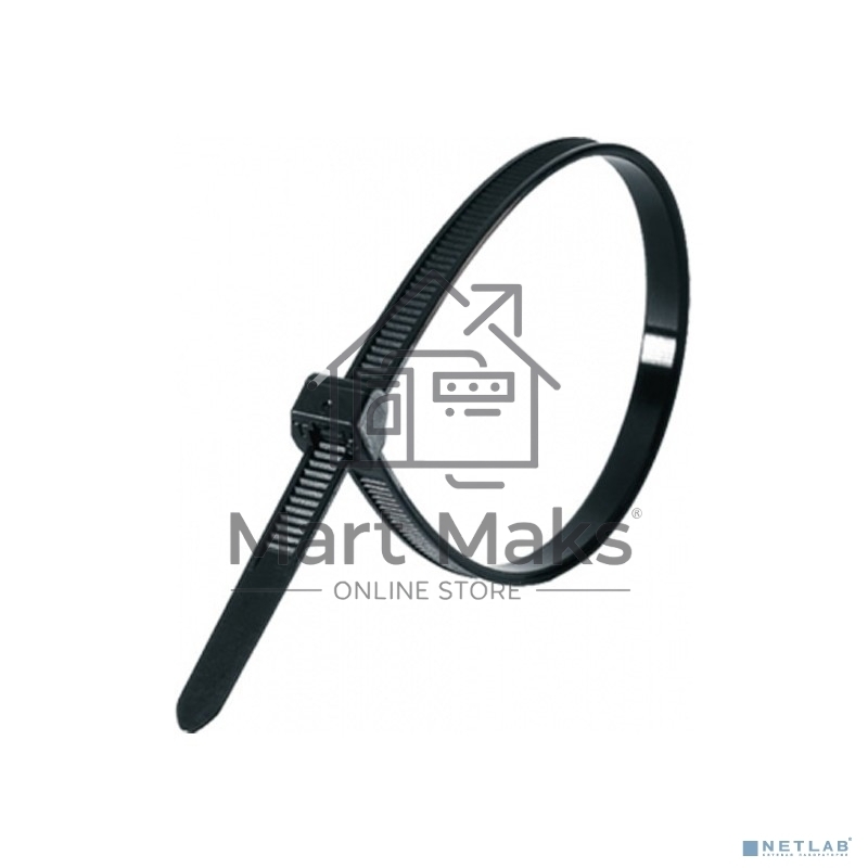 Хомут Smartbuy SBE-CT-48-300-b нейлоновый черный 4,8х300 (уп. 100 шт)