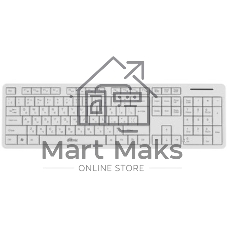 Клавиатура беспроводная Ritmix RKB-304W White