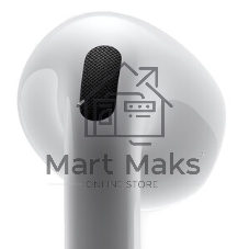 Наушники TWS Apple AirPods 4 ANC белый, вкладыши, Bluetooth, активное шумоподавление, беспроводная зарядка, до 4 ч