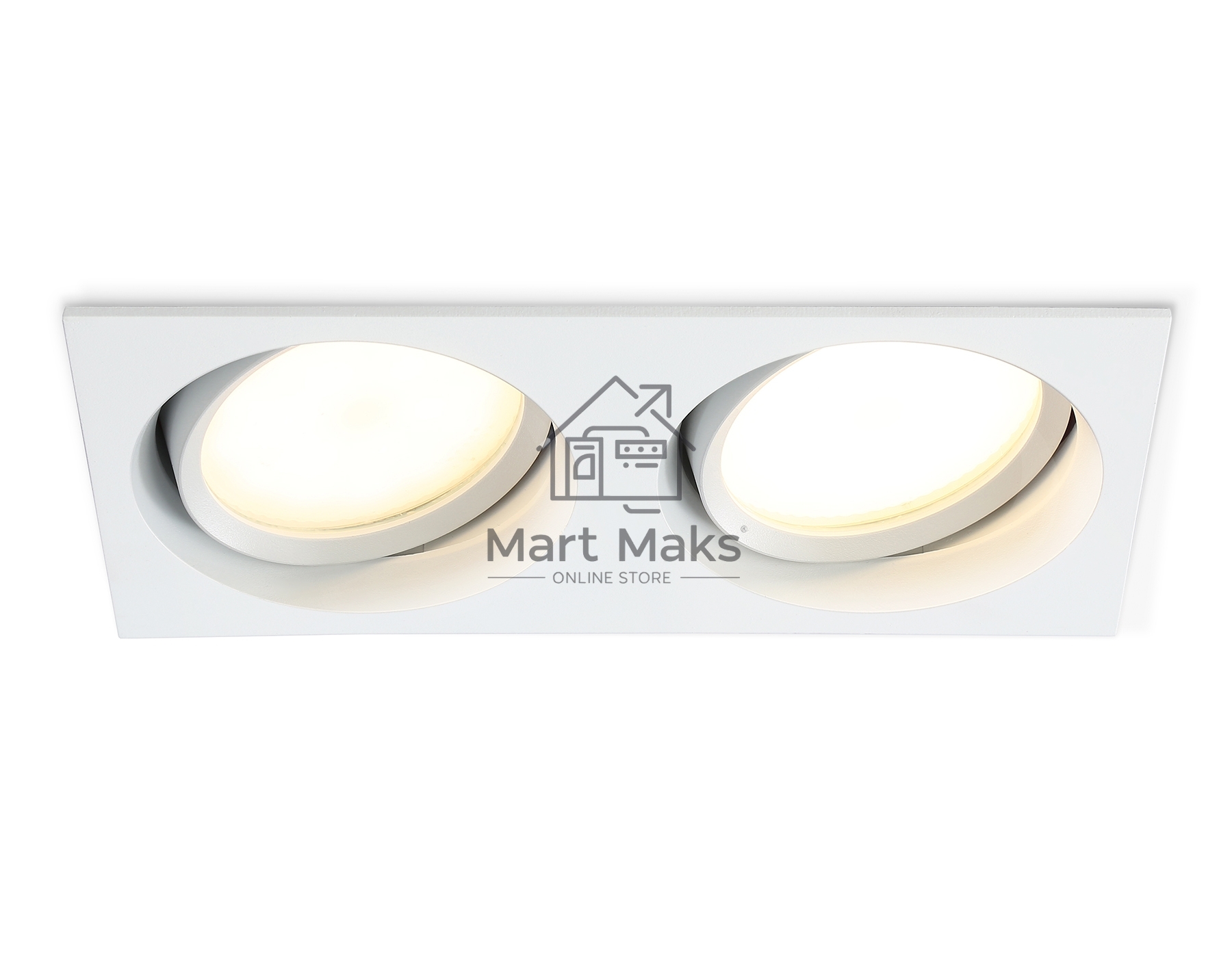Светильник Ambrella light TN6659/2 WH белый IP44 GX53/2 220*110*48